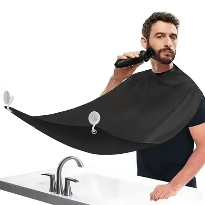 Men's Beard Shaving Apron - Cleaning Bib for Hairdressers and Shavers - Perfect Gift for Grooming