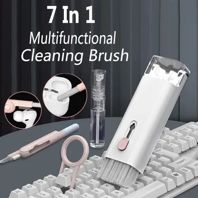 7-in-1 Keyboard Cleaning Brush Kit Earphones Cleaning Pen For AirPods iPhone Cleaning Tools Computer