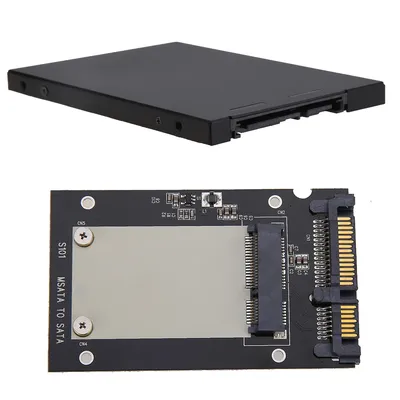 mSATA SSD Enclosure Case msata to 2.5 sata hard drive Hard Disk Adapter MSATA to SATA 3 SSD External HD Mobile Box HDD Case