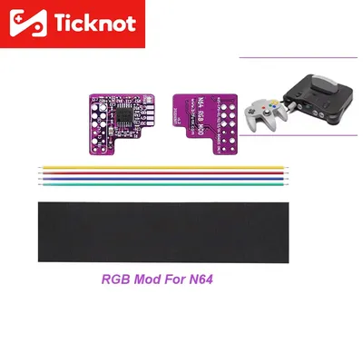 RGB Mod Chip For N64 NTSC Game Console RGB Mod Kit For Nintendo 64 Accessory