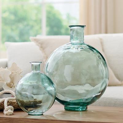 Apollo Recycled Glass Vase - Large - Grandin Road