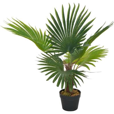 Künstliche Pflanze Palme mit Topf Grün 70 cm Vidaxl