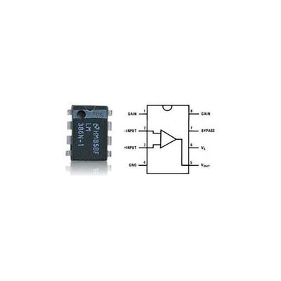 Texas Instruments - LM386N-1 Integrierte Schaltung 8poliger Verstärker