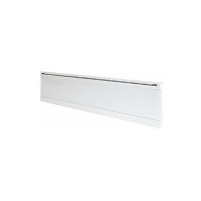 Langer elektrischer Heizkörper Adax Connected aus gehärtetem Glas - Weiß - 1000 w - 1380x210x91mm