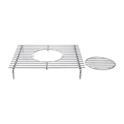Allgrill Geschirr-/Wok-Aufsatz für Seitenbrenner Chef 31x23x4,7cm Edelstahl Image