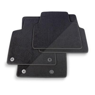 Thomatex Textil Fußmatten-Set Samtvelours Opel Crossland X, schwarz für Opel Image