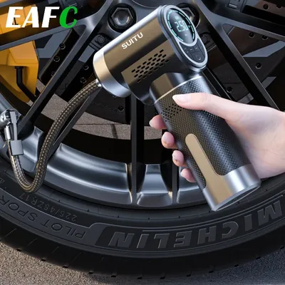 EAFC 150PSI Wireless Car Air Compressor Electric Portable Smart Car Tire Air Pump for Car Motorcycle
