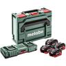 Set base Metabo 4x LiHD 5,5Ah ASC 145 DUO + metaBOX 145 (685180000)