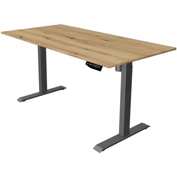 Kerkmann Schreibtisch höhenverstellbar (elektrisch) »Move 1« 160 cm Gestell anthrazit grau, 160x123x80 cm