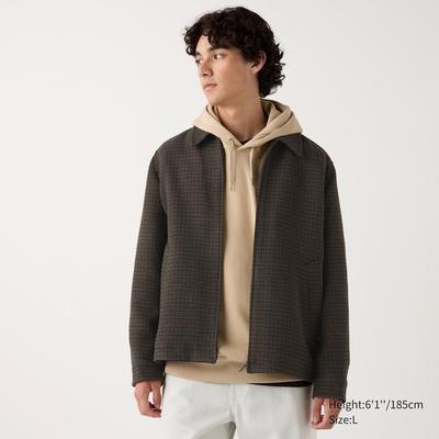 Uniqlo - Single Collar Short Blouson - Brown - XL
