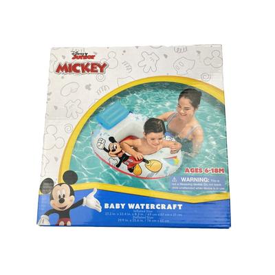 Disney Swim | Disney Jr Mickey Mouse Baby Watercraft Float Seat Pool 6-18m | Color: White | Size: 12-18mb