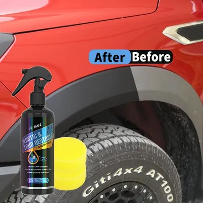 Car Plastic Restorer Back To Black Gloss Auto Rubber Plastic Leather Polish Restorer Coating