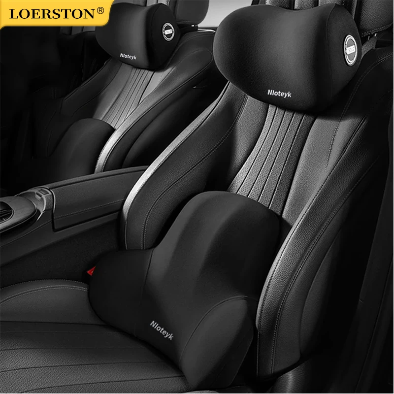 Cuscino per il collo in memory foam per auto Protezione Cuscino per schienale lombare Cuscino lombare Cuscino per poggiatesta per auto