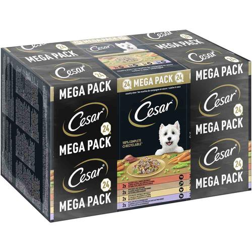 48x150g Landragout Cesar Hundefutter Nass - 42+6 gratis!