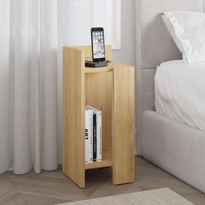 Elos Modern Bedside Table Left Module - Oak / Oak - Oak / Oak - Decortie Image