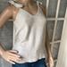 J. Crew Tops | J Crew Heather Gray Sleeveless Knit Tank Top With Shoulder Ties | Color: Gray | Size: S