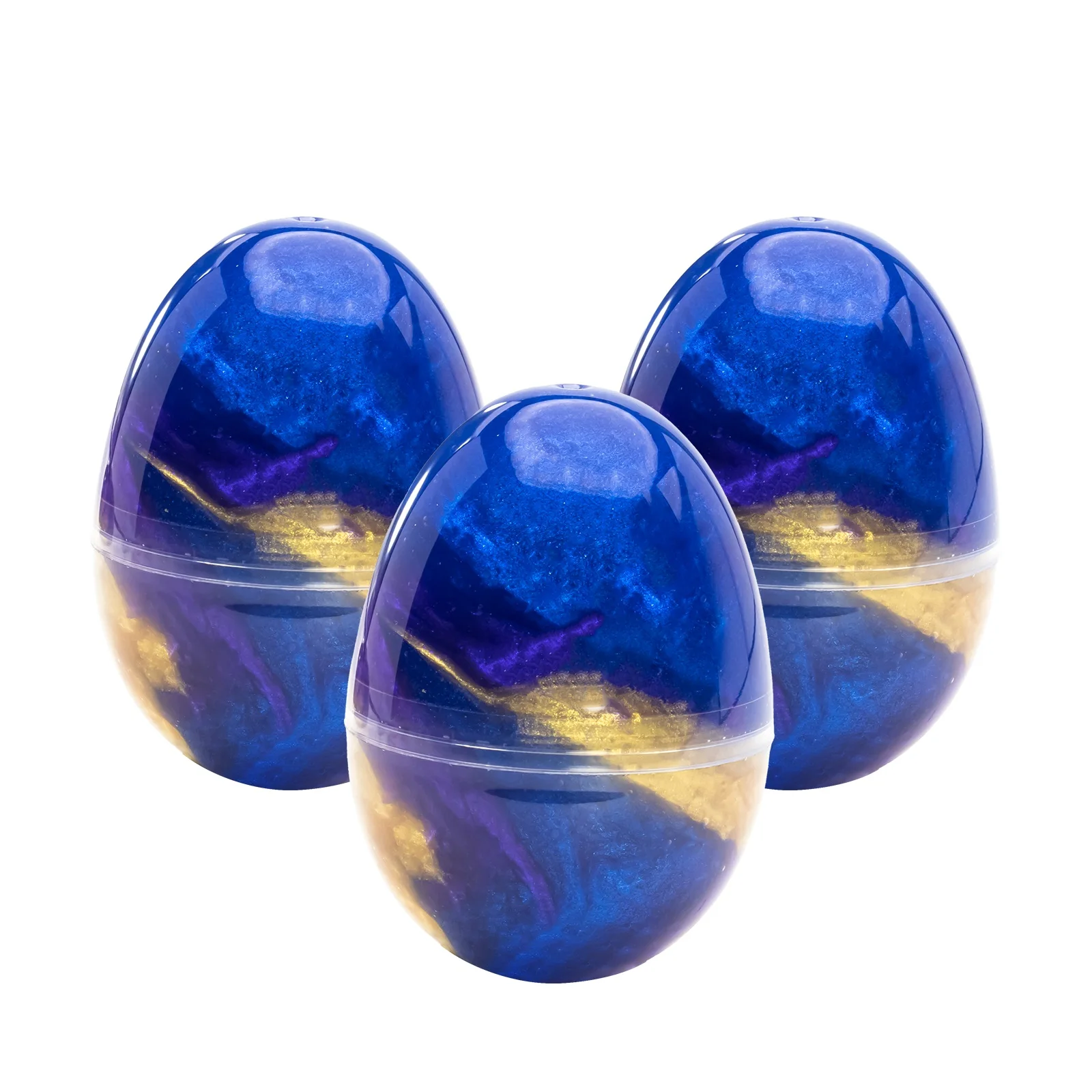 Boule de lime d'œuf coloré de boue de cristal, jouets moelleux, bricolage, nuage de boues, soulagement de la colle, argile douce, pâte à modeler, jouets anti-stress, cadeau de noël