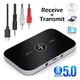 Bluetooth 5.0 Trasmettitore Audio Ricevitore Stereo 3.5mm AUX Jack RCA USB Dongle Musica Adattatore