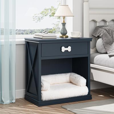 Cat Litter Box Enclosure, Nightstand with Light