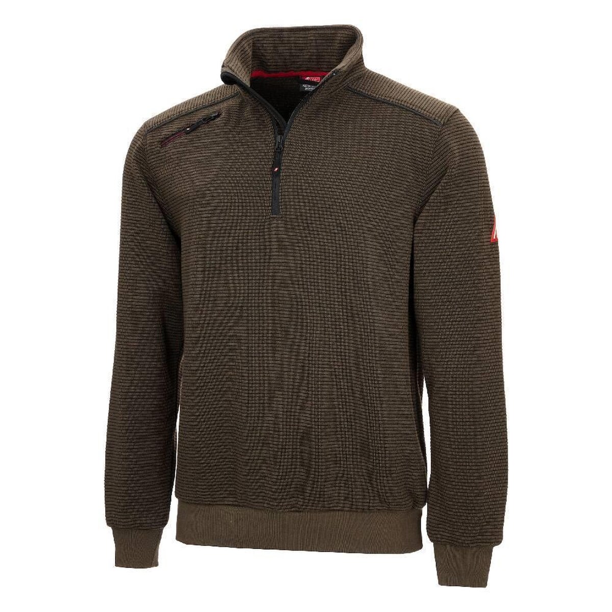 AS Arbeitsschutz Nitras Motion Tex Plus Pullover | Gr. XXL | Arbeitspullover | braun Image