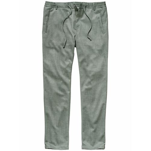 Mey & Edlich Herren Jogpants Slim Fit Gruen bedruckt