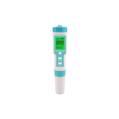 Salzwasser-pH- und Salzgehalt-Tester für Schwimmbäder, digitaler 5-in-1-pH- und Salzgehalt-Tester Image