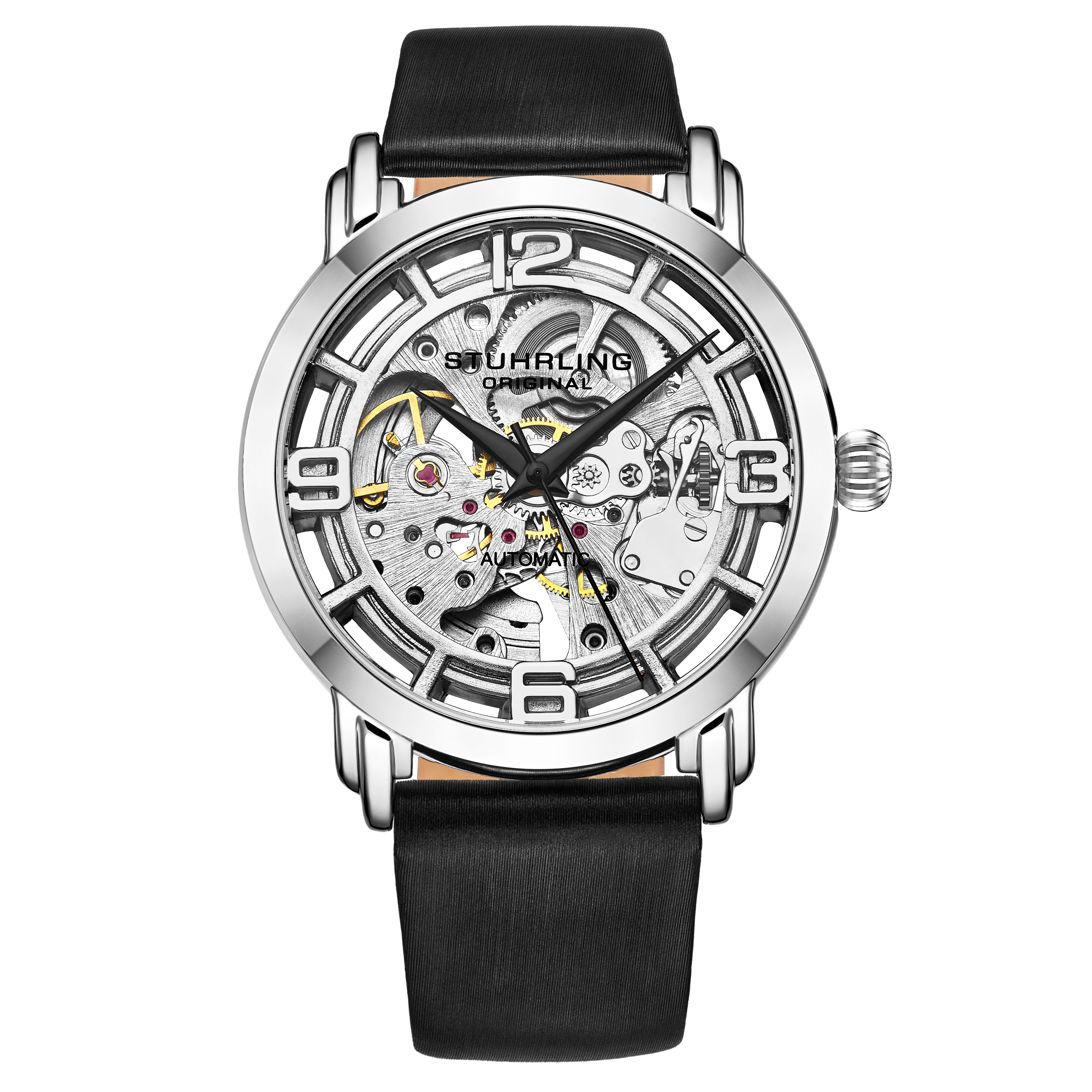Stührling Womens Winchester 3982 Automatic 40mm Skeleton - Silver - One Size | Stührling Sale | Discount Designer Brands