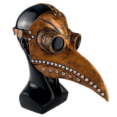 Halloween-Punkbrille, Gasmaske, Pestarztmaske, Langnasen-Vogelschnabel-Krähenmaske, Cosplay-Dampfkostüm-Requisitenzubehör Image
