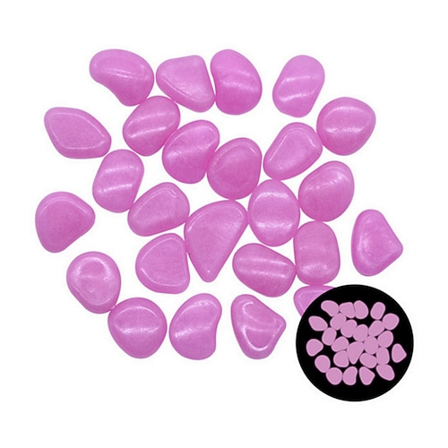 Ciottoli da giardino bagliore nel buio da 1 confezione per marciapiede giardino terrazza prato giardino patio acquario decorazione acquario pietra bagliore