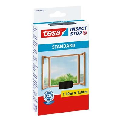 Fliegengitter »Insect Stop STANDARD« 55671 für Fenster grau, tesa, 110x130 cm