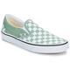 Vans Classic Slip-On COLOR THEORY CHECKERBOARD ICEBERG GREEN men's Slip-ons (Shoes) in Green