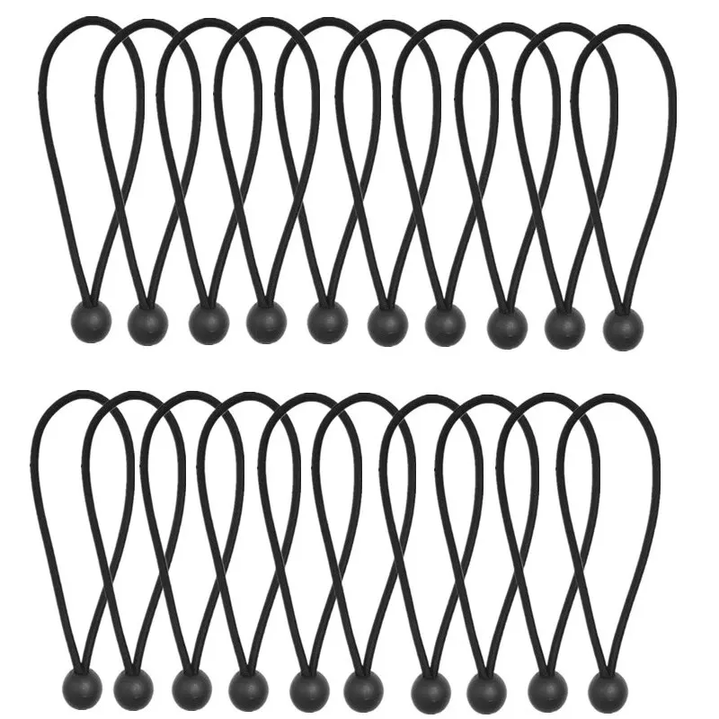 Elastisches Ballseil für den Außenbereich, Bungee-Seile, tragbare Zeltbefestigung, Plane, Markise, Baldachin, robuste Plane, zum Binden für Unterschlupf, Fracht Image