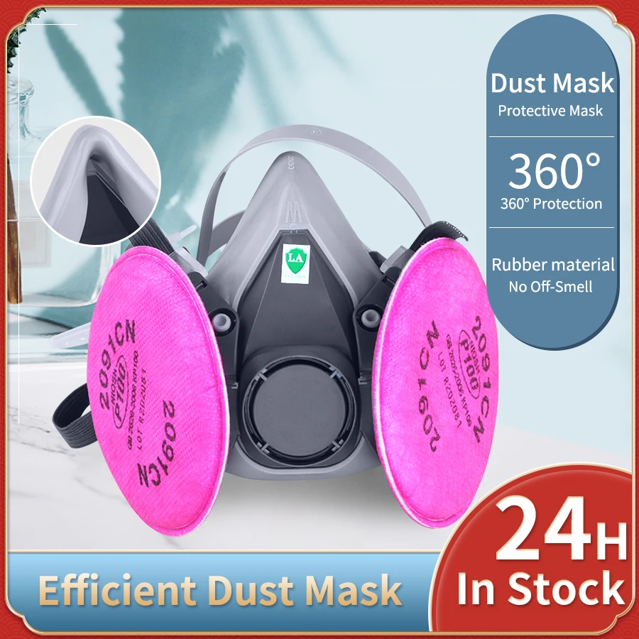 Staub maske 2091 Sprüh farbe mit 2,5/p100 Partikel filter industrielle staub dichte pm2.5 Säure partikels chutz maske Image