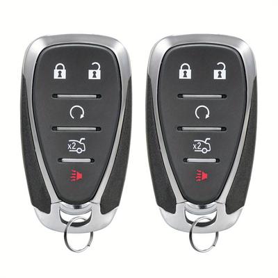 TEMU 2pcs 433mhz Remote Car Key Fob 5 Buttons For For For Cruze For Malibu Fit Fcc Id Hyq4ea