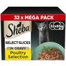 96 x 85g Select Slices Poultry Selection in Gravy Sheba Wet Cat Food