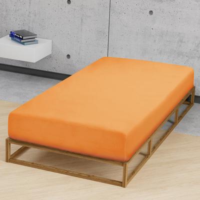 biberna Feinjersey-Spannbetttuch nektarine, 1x 90x190 cm - 100x200 cm Image