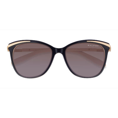 Female s horn Black Gold Acetate Prescription sunglasses - Eyebuydirect s Ralph RA5203