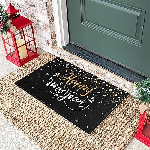 Tappetino per porta d'ingresso natalizio Tappetino per il bagno Tappetino per il bagno che assorbe l'acqua Tappetino per auto dei cartoni animati