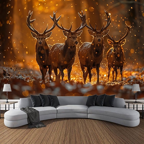 Afrikanische Safari Wildtiere Wandteppich Wanddekoration große Wandteppich Wanddeko Foto Kulisse Decke Vorhang Home Schlafzimmer Wohnzimmer Dekoration Image