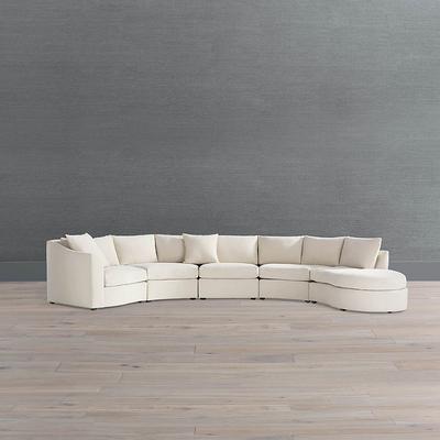 Pippa 5-pc. Left-Facing Lounge Sectional - Lush Moss - Frontgate