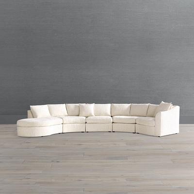 Pippa 5-pc. Right-Facing Lounge Sectional - Devotion Celadon - Frontgate
