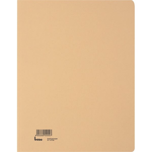 Bene Einschlagmappe A4 Karton 250g/qm chamois Image