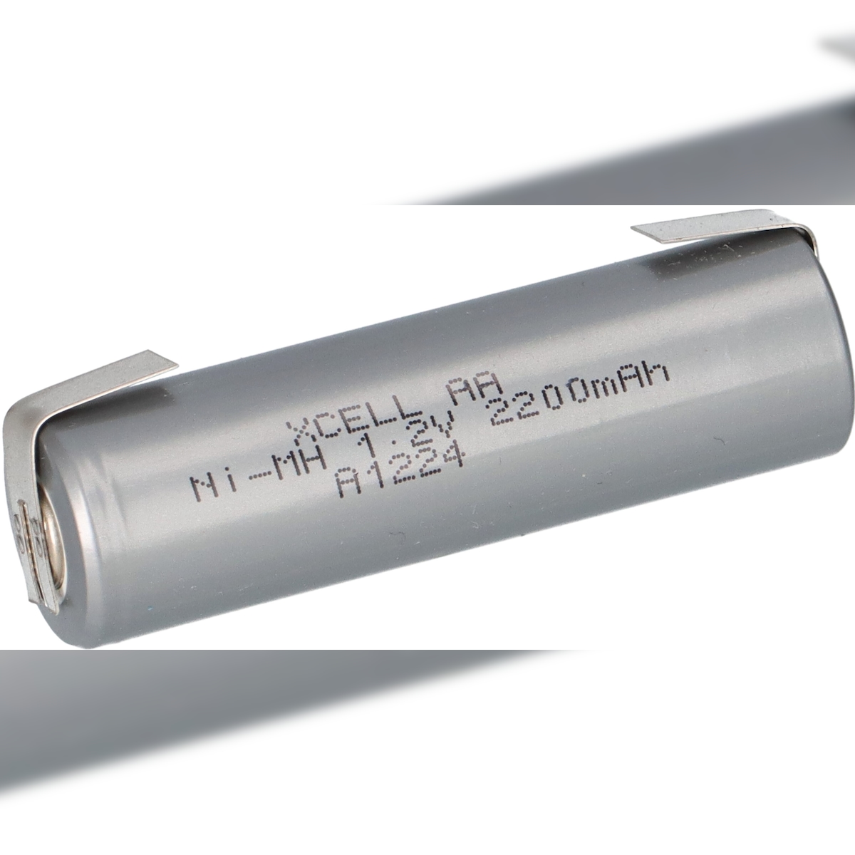 XCell Akku Mignon AA 2200 mAh 1,2V NiMh mit U Lötfahne Flattop Hochstrom Image