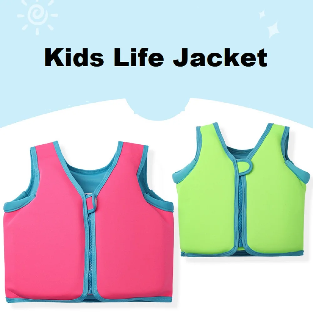 Les tout-petits apprennent la natation gilets de sauvetage néoprène gilet de bain pour enfants surf Rafting natation voile Sports nautiques gilet de sauvetage
