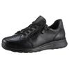 Sneaker ARA "OSAKA", Damen, Gr. 8 (42), schwarz, Glattleder, unifarben, sportlich, Schuhe Sneaker, Freizeitschuh, Halbschuh, Schnürschuh in Komfortweite H = sehr weit