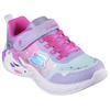 Sneaker SKECHERS "UNICORN DREAMS", Kinder, Gr. 29, lila (lavendel, rosa einhorn), Textil, sportlich, Schuhe, Blinkschuh, Klettschuh, Kinderschuh mit Gummizug und Klettriegel
