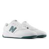 Sneaker NEW BALANCE "BB80", Gr. 46,5, grün (weiß, grün), Leder, sportlich, Schuhe, von dem New Balance 550 inspiriert