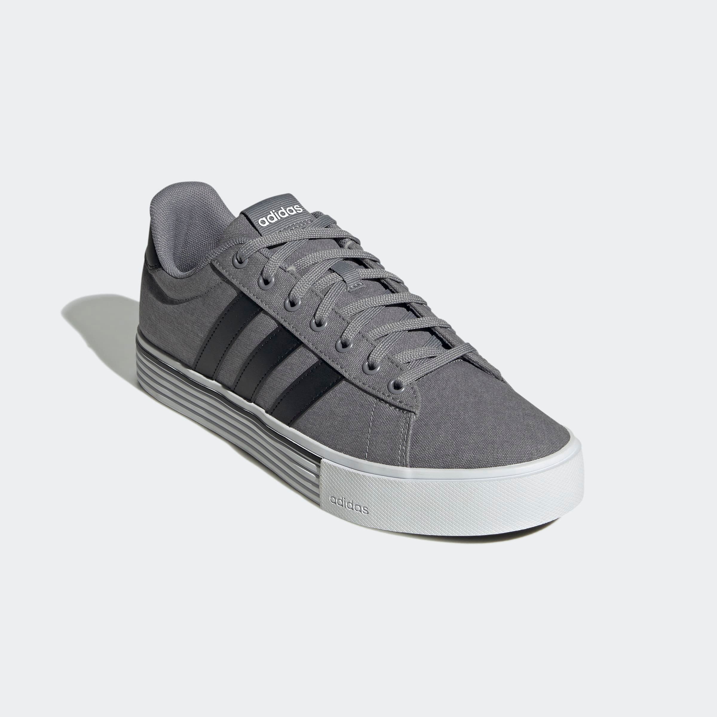 Sneaker ADIDAS SPORTSWEAR "DAILY 4.0", Herren, Gr. 40, grau (grau, core schwarz, cloud weiß), Synthetik, Textil, Schuhe Sneaker