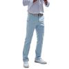 Chinohose JOHN DEVIN "regular-fit, lange Oxford Hose", Herren, Gr. 32, Länge 32, blau (hellblau), Web, Obermaterial: 98% Baumwolle, 2% Elasthan, unifarben, casual, regular fit lang, Hosen, aus elastischer Baumwoll-Qualität