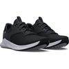 Trainingsschuh UNDER ARMOUR "UA W Charged Aurora 2", Gr. 42, schwarz (schwarz, schwarz, metallic warm silber), Textil, Synthetik, sportlich, Schuhe